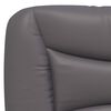 vidaXL Cadre de lit sans matelas Hvar gris 90x200 cm similicuir