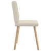 vidaXL Chaises &agrave; manger lot de 4 Lin
