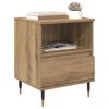 vidaXL Cabinet de chevet 2 pcs Ch&ecirc;ne artisanal 40 x 35 x 50 cm