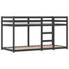 vidaXL Lit superpos&eacute; sans matelas 90x190 cm bois de pin massif