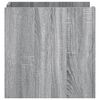 vidaXL Table de chevet sonoma gris 45x50x50 cm bois d'ing&eacute;nierie