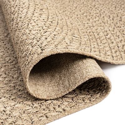 vidaXL Tapis 200x290 cm aspect jute intérieur et extérieur