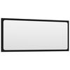 vidaXL Miroir de salle de bain Noir 90x1,5x37 cm Agglom&eacute;r&eacute;
