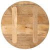 vidaXL Dessus de table &Oslash; 40x2,5 cm rond bois de manguier massif