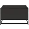 vidaXL Table basse noir 90x57x35 cm bois d'ing&eacute;nierie et m&eacute;tal