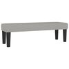 vidaXL Sommier &agrave; lattes de lit avec matelas Gris clair 180x200cm Tissu