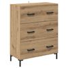 vidaXL Buffet Ch&ecirc;ne artisanal 69,5 x 34 x 90 cm