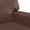 vidaXL Canap&eacute; &agrave; 2 places Marron 140 cm Similicuir
