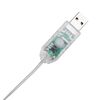 vidaXL Lighting de No&euml;l des 3 Rois 3 pcs Blanc chaud 105 cm tissu