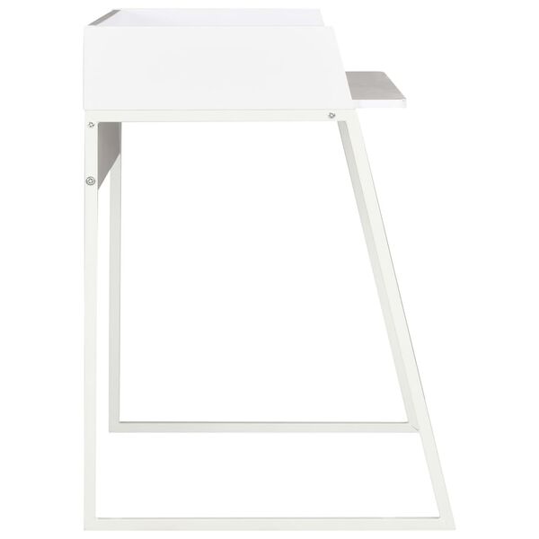 vidaXL Bureau Blanc 90x60x88 cm