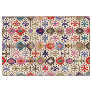 vidaXL Tapis lavable multicolore 190x300 cm antidérapant