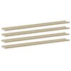 vidaXL &Eacute;tag&egrave;res murales 4 pcs blanc et ch&ecirc;ne sonoma 115x9x3 cm