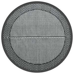 vidaXL Tapis d'ext&eacute;rieur ARAKIL gris &Oslash;120 cm PP