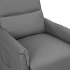 vidaXL Fauteuil inclinable Gris Similicuir