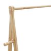 vidaXL Porte-v&ecirc;tement avec &eacute;tag&egrave;res 96x45,5x150,5 cm bambou