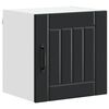 vidaXL Meuble mural LUCCA Noir 40 x 31 x 40 cm Bois d'ing&eacute;nierie