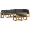 vidaXL Ensemble de canap&eacute;s d'ext&eacute;rieur 8 pc Blanc et anthracite