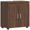 vidaXL Ensemble de mobilier de salle de bain TULUM Ch&ecirc;ne brun