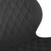 vidaXL Chaises pivotantes &agrave; manger lot de 2 noir velours