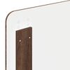 vidaXL T&ecirc;te de lit avec t&ecirc;te de lit Ch&ecirc;ne brun 80 cm Bois d'ing&eacute;nierie