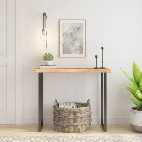 vidaXL Dessus de table 80x40x2,5 cm rectangulaire bois massif acacia