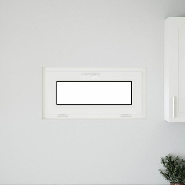 vidaXL Fen&ecirc;tre sous-sol RISOR 80x40 cm inclinable 2vitrages anthracite