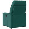 vidaXL Fauteuil de massage inclinable Vert fonc&eacute; Tissu