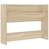 vidaXL Armoire &agrave; chaussures murale Ch&ecirc;ne Sonoma 80x18x60 cm Agglom&eacute;r&eacute;