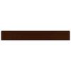 vidaXL Lavabo avec trou de robinet Marron fonc&eacute; mat 60x46 cm C&eacute;ramique