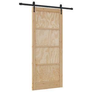vidaXL Porte coulissante ORKDAL Naturel 86 x 198,5 cm