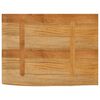 vidaXL Dessus de table &agrave; bord vivant 80x60x3,8 cm bois massif manguier