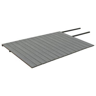 vidaXL Panneaux de terrasse et accessoires WPC Marron/gris 30 m² 2,2 m