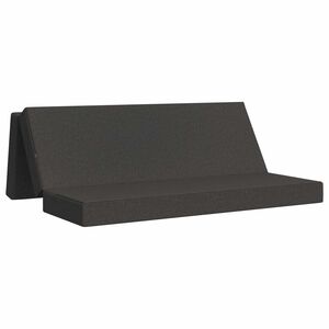 vidaXL Canap&eacute;-lit pliable 180 x 67 x 45 cm Gris fonc&eacute;