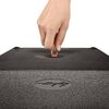 LECHUZA Jardini&egrave;re CANTO Stone 30 High ALL-IN-ONE Noir graphite