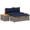 vidaXL Ensemble de canap&eacute;s d'ext&eacute;rieur 4 -Seater 4 pc 55 x 30 x 39 cm