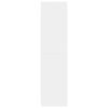 vidaXL Garde-robe Blanc 30x50x200 cm Bois d'ingénierie