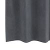 vidaXL Rideaux occultants 2 pcs Gris clair 140 x 140 cm Velours