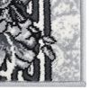 vidaXL Tapis BCF Gris 100x400 cm