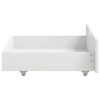 vidaXL Cadre de lit sans matelas blanc bois de pin massif 140x200 cm