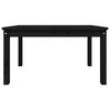 vidaXL Table de jardin noir 82,5x50,5x45 cm bois massif de pin