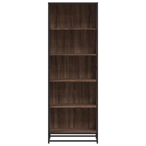 vidaXL Biblioth&egrave;que ch&ecirc;ne marron 60x35x170,5 cm bois d'ing&eacute;nierie