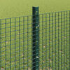 vidaXL Cl&ocirc;ture avec poteau Vert 1,2 x 50 m Acier et PVC