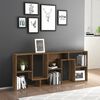 vidaXL Biblioth&egrave;que Ch&ecirc;ne marron 67x24x161 cm Bois d'ing&eacute;nierie