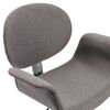 vidaXL Chaise pivotante de bureau Gris Tissu
