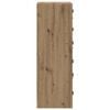 vidaXL Haut Armoire Ch&ecirc;ne artisanal 35 x 37 x 109 cm Bois d'ing&eacute;nierie
