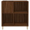 vidaXL Armoire &agrave; disques ch&ecirc;ne marron 84,5x38x89 cm bois d'ing&eacute;nierie
