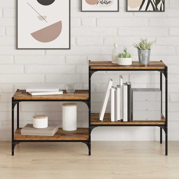 vidaXL &Eacute;tag&egrave;re &agrave; livres 4 pcs Marron 60 x 40 x 1,5 cm