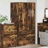 vidaXL Cabinet de salle de bain Ch&ecirc;ne fum&eacute; 79,5 x 49 x 156 cm