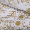 vidaXL Ensemble de housse de couette blanc et marron 220x240 cm Coton