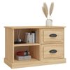 vidaXL Meuble TV ch&ecirc;ne sonoma 73x35,5x47,5 cm bois d'ing&eacute;nierie